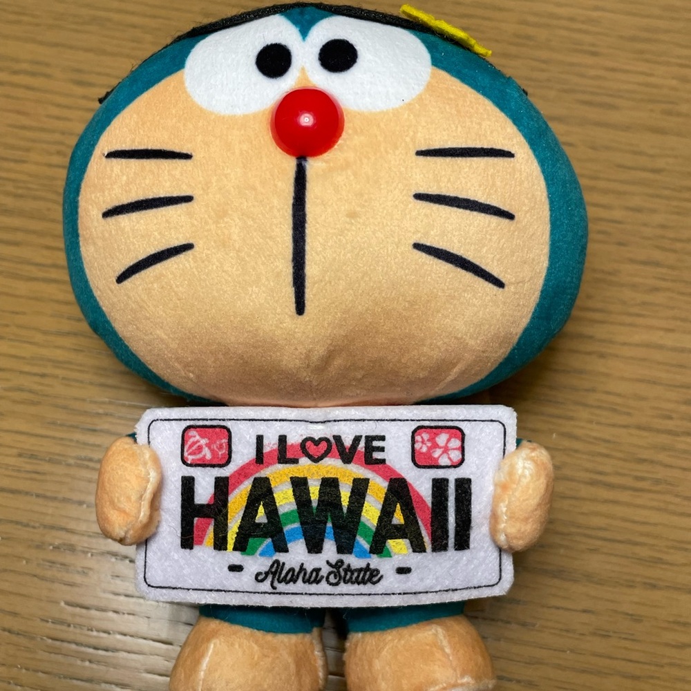 Hawaii Exclusive Doraemon Plush 6”